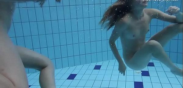  Clara Umora and Bajankina horny underwater lesbians